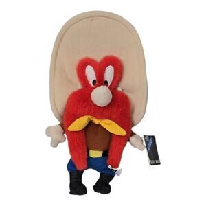 1999 Warner Bros Studio Store Loony Tunes Yosemite Sam 10" Plush Doll‎